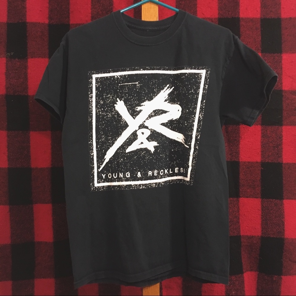 Young & Reckless Black Y&R Designer Logo Tee